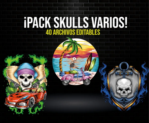 Pack skull Varios