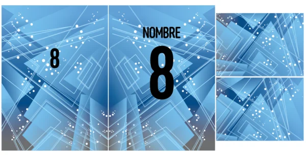 Samex Geometric Jersey blue