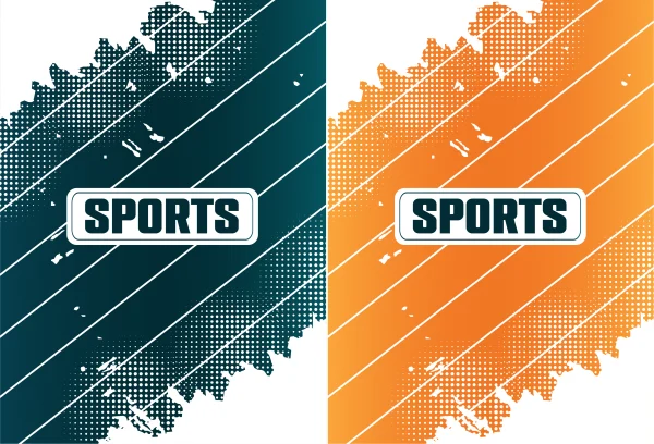 Sports Pattern White Lines