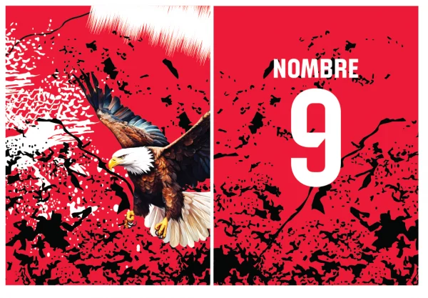 Jersey Aguila Design grunge