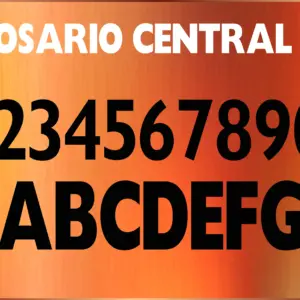 Tipografia Rosario Central 24