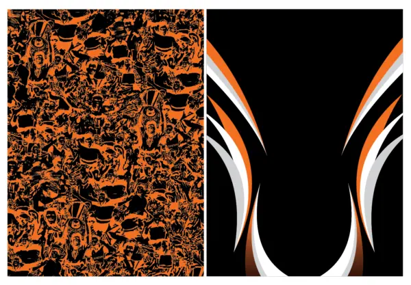 Fergus Naranja - Negro PRO