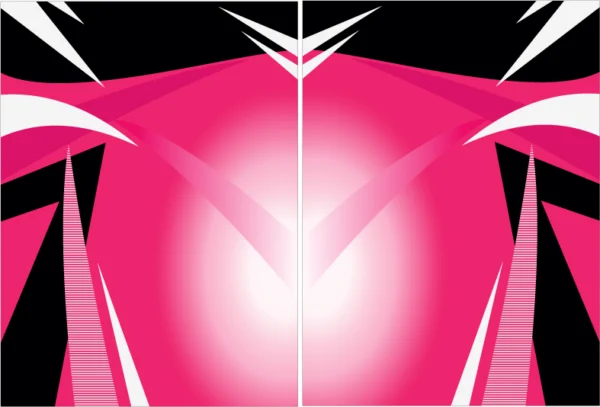 Design Fucsia Negro mujer 24
