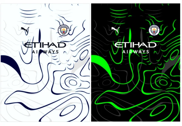 Manchester City 24-25 Black&White