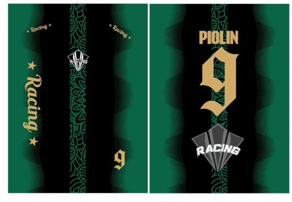 Personalizado Racing Negro - Verde
