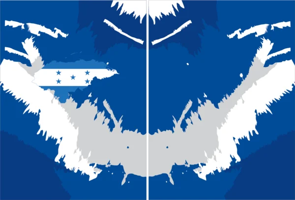 Honduras Grunge Azul