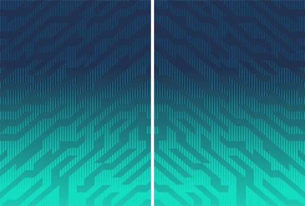 Jersey Geometric Verde Degradado