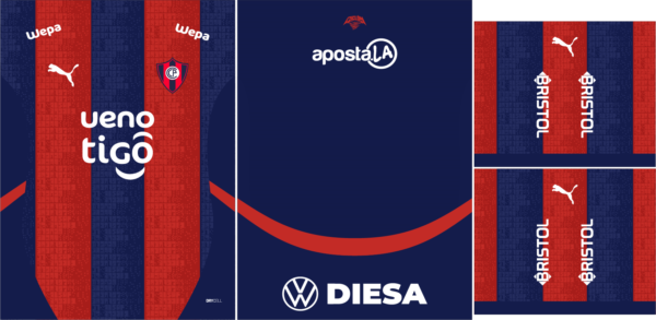 Cerro Porteño Home Kit 2025