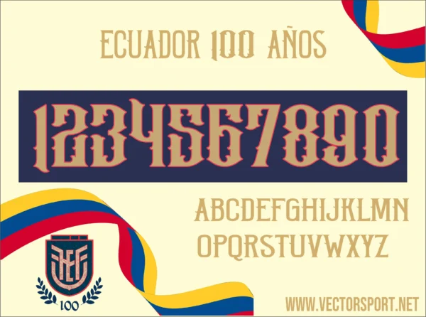 Ecuador Conmemorativa 100 Años