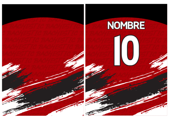 Grunge Rojo Negro Bachestic