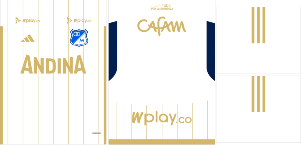 Millonarios Away Kit 2025