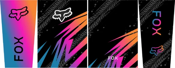 Motocross Fox Degrade Neon