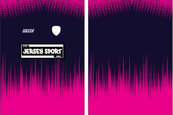 Jersey Sport Geometric Fucsia 25
