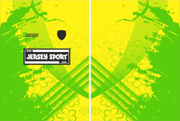 Sport Grunge Flor Verde