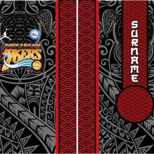Basketball Maori Red Concept