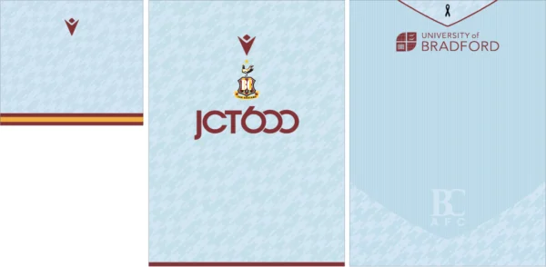 Bradford City Home Kit 25