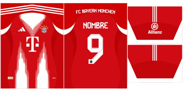 FC Bayern Munich Home Kit 25-26