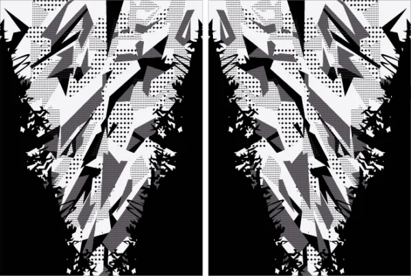 Fergus Geometric Blanco