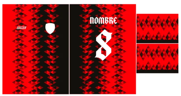 Jersey Soccer red 25