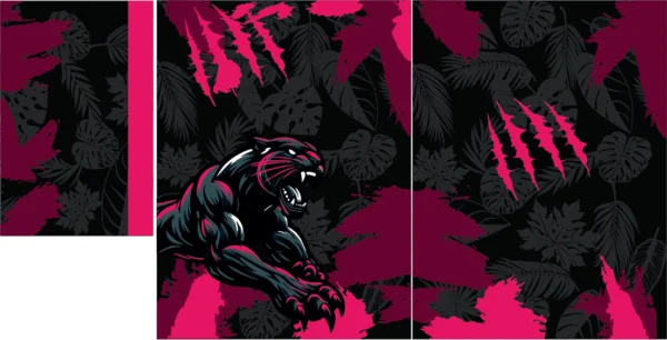 Pantera Floral Interclasse Fucsia
