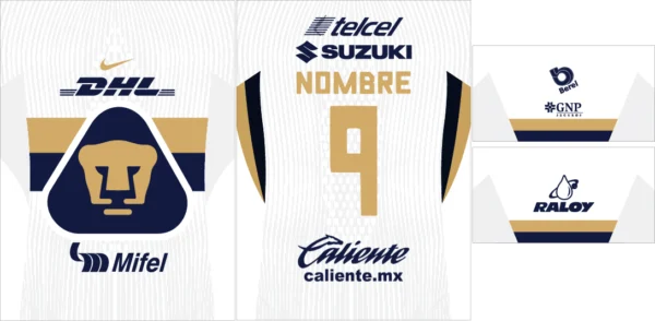 Pumas UNAM 25-26 Home Kit Leaked