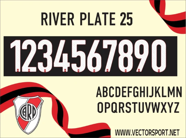 River Plate - Tipografia 25
