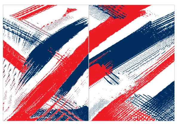 Textura Grunge Rojo-Azul VS25