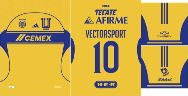 Tigres UANL Home Kit 25-26