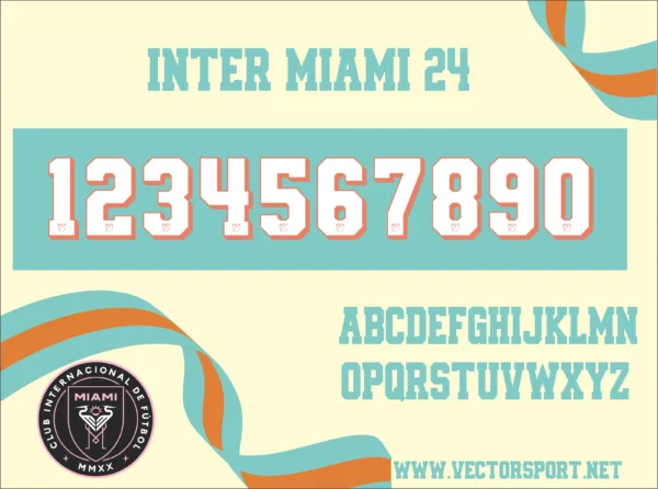 Inter Miami 24 Tipografia