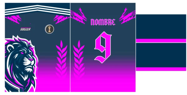 León Azul Fucsia Interclasse 25