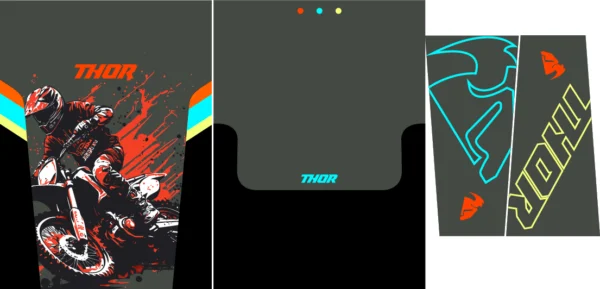 Motocross Thor Tricolor 25
