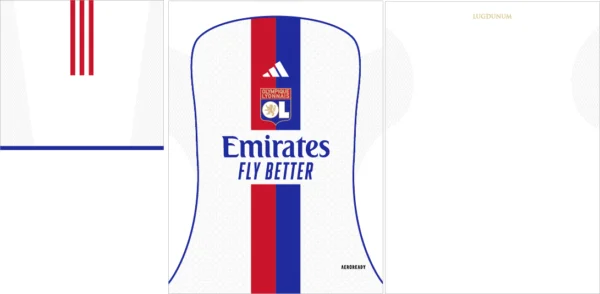 Olympique Lyon Home Kit 25