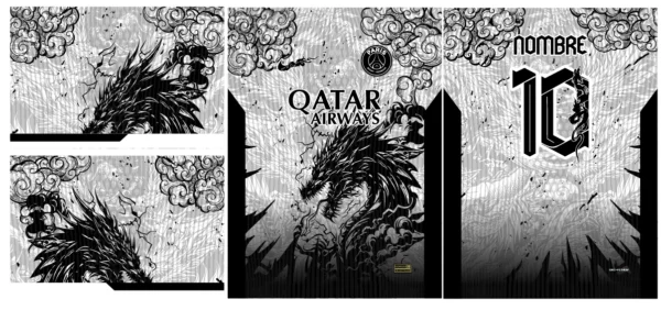 Paris Saint Germain Black Dragon Fantasy