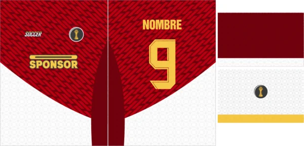 Pattern Jersey Red VS25
