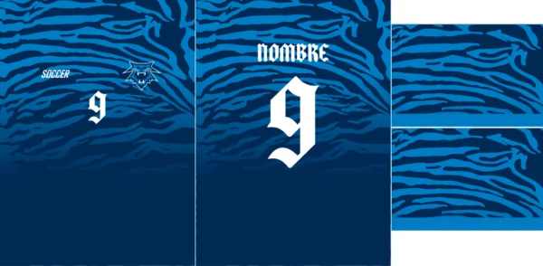 Pattern Tigre Blue