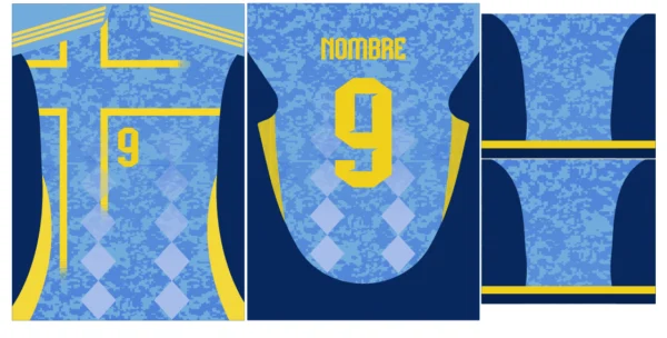 Template Celeste Amarillo 25