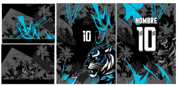 Tigre Celeste Negro VS25