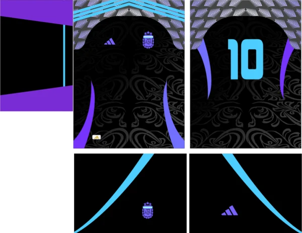 Argentina Floral Concept Black