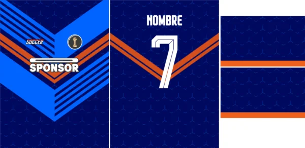 Chinito azul y naranja
