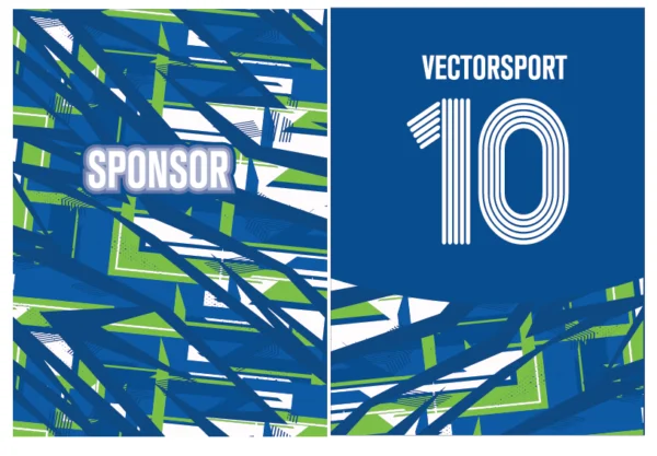 Geometric Verde-Azul VS25