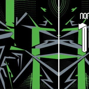 Geometric Verde Negro VS25