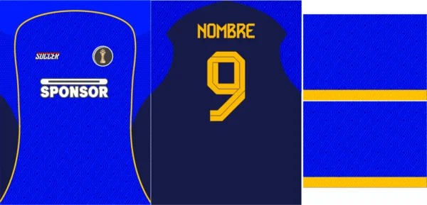 Jersey 2 azul Pattern PRO