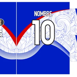 Jersey Floral Azul 25