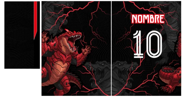 Lizard Red Black Interclasse