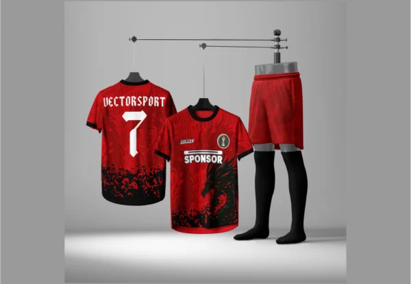 Mockup Full Kit Deportivo - PSD