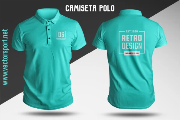 Mockup Jersey Polo - logo-PSD