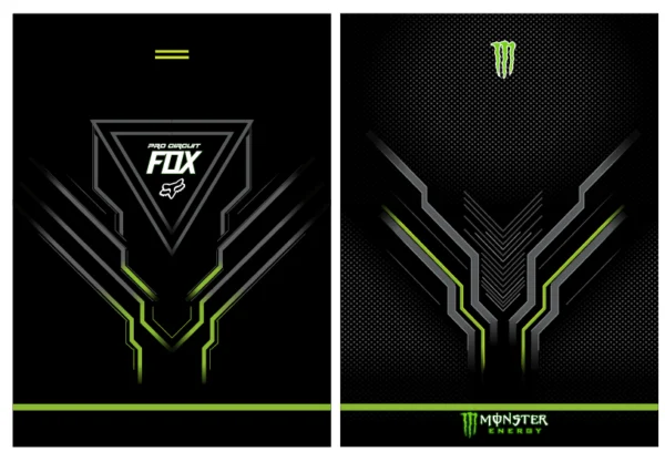 Motocross Fox Monster Verde