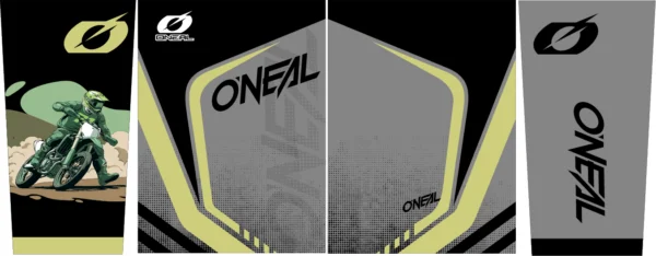 Motocross Oneal Black Green