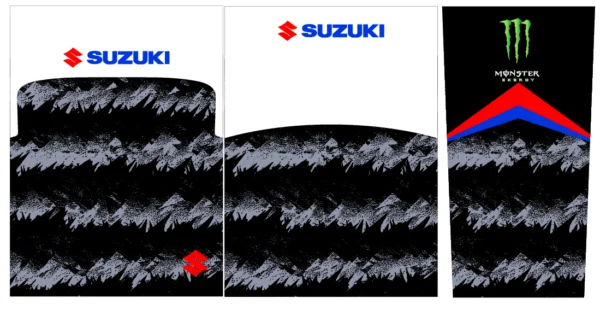 Motocross Suzuki Blanco-Negro