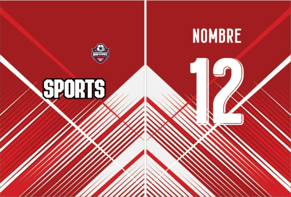 Pattern Sports Rojo Blanco